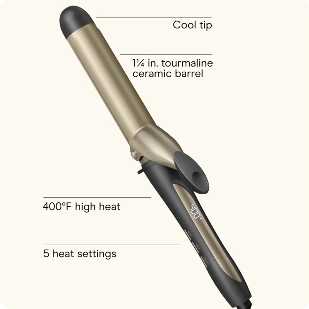 Connor Infiniti Pro 1 1/4” Tourmaline Ceramic Curling Iron